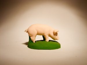 Cochon pour santons de 9 cm