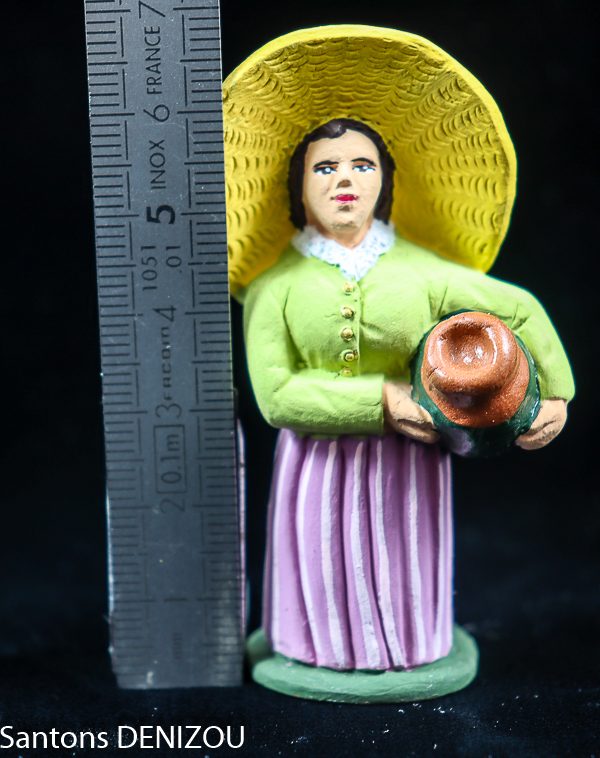 Santon de femme à la cruche en 7cm