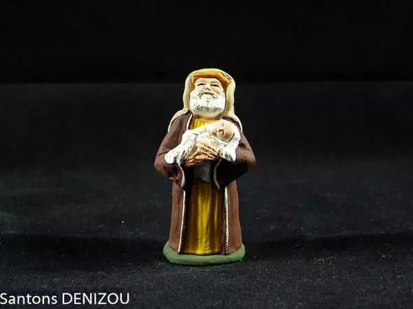 Siméon portant Jésus en 7cm