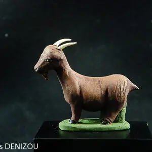 chèvre marron pour santon de 9cm