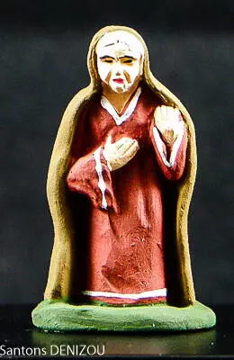 Sainte Anne de 4cm pour crèche blanche